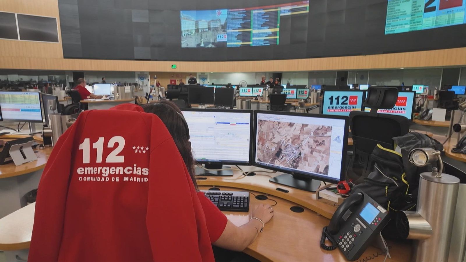Así funciona el centro de Emergencias 112 de la Comunidad de Madrid