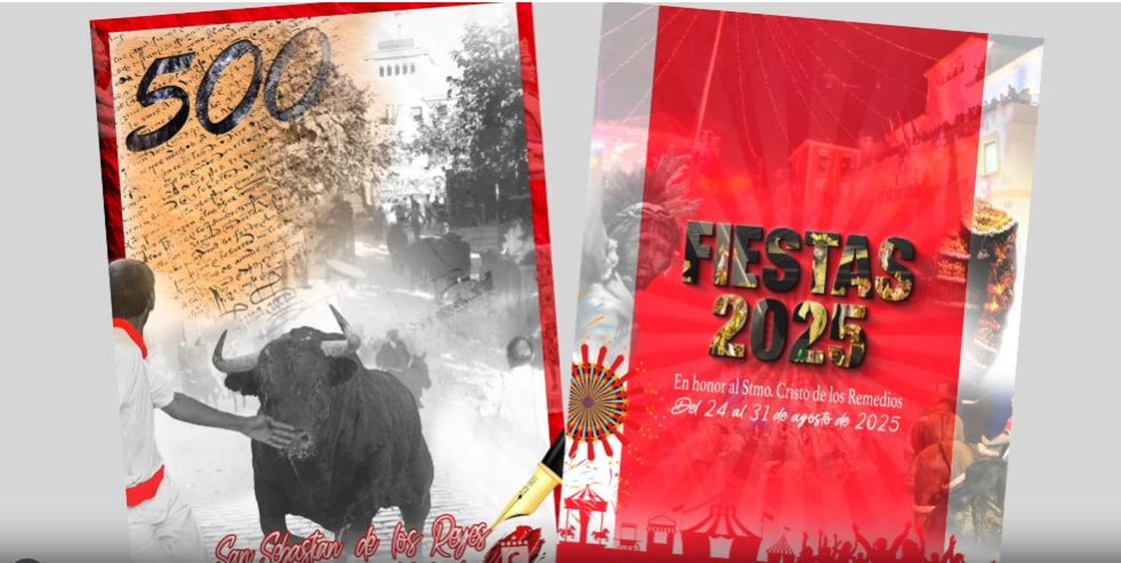 Cartel de los  encierros de Sanse 2025