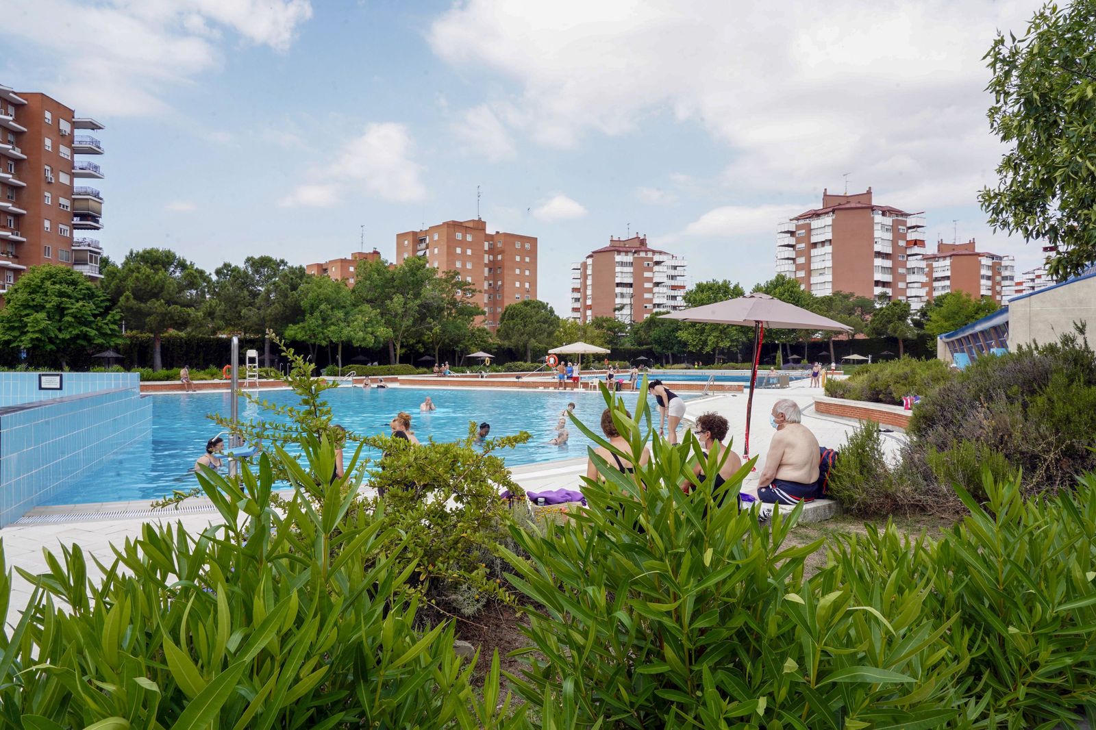 Piscina de Villafontana, en Móstoles