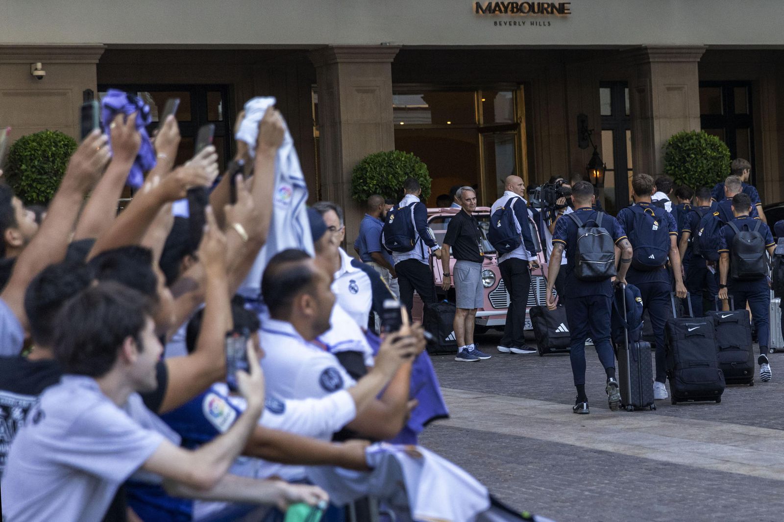 El Real Madrid llega a Los Ángeles