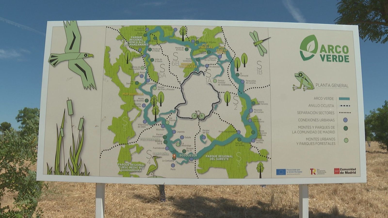 El Arco Verde cumple cuatro años y ya une a 17 ayuntamientos madrileños
