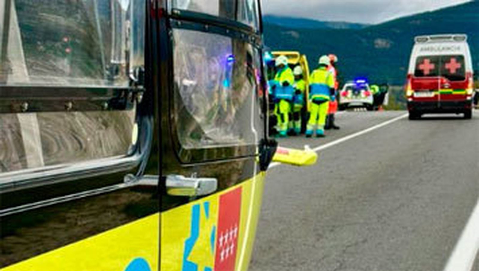 Un motorista grave tras colisionar con un turismo en Navacerrada