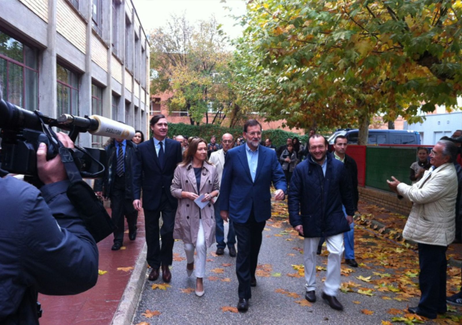 Mariano Rajoy vota