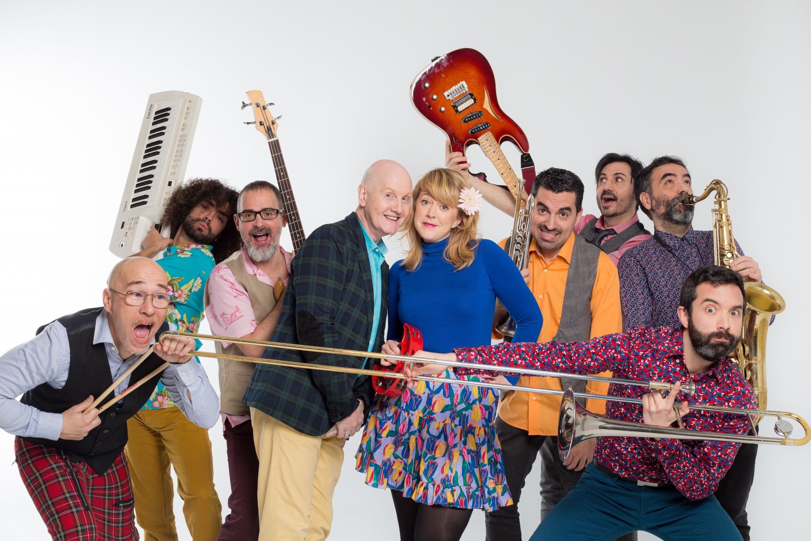 Los protagonistas de Swing for kids