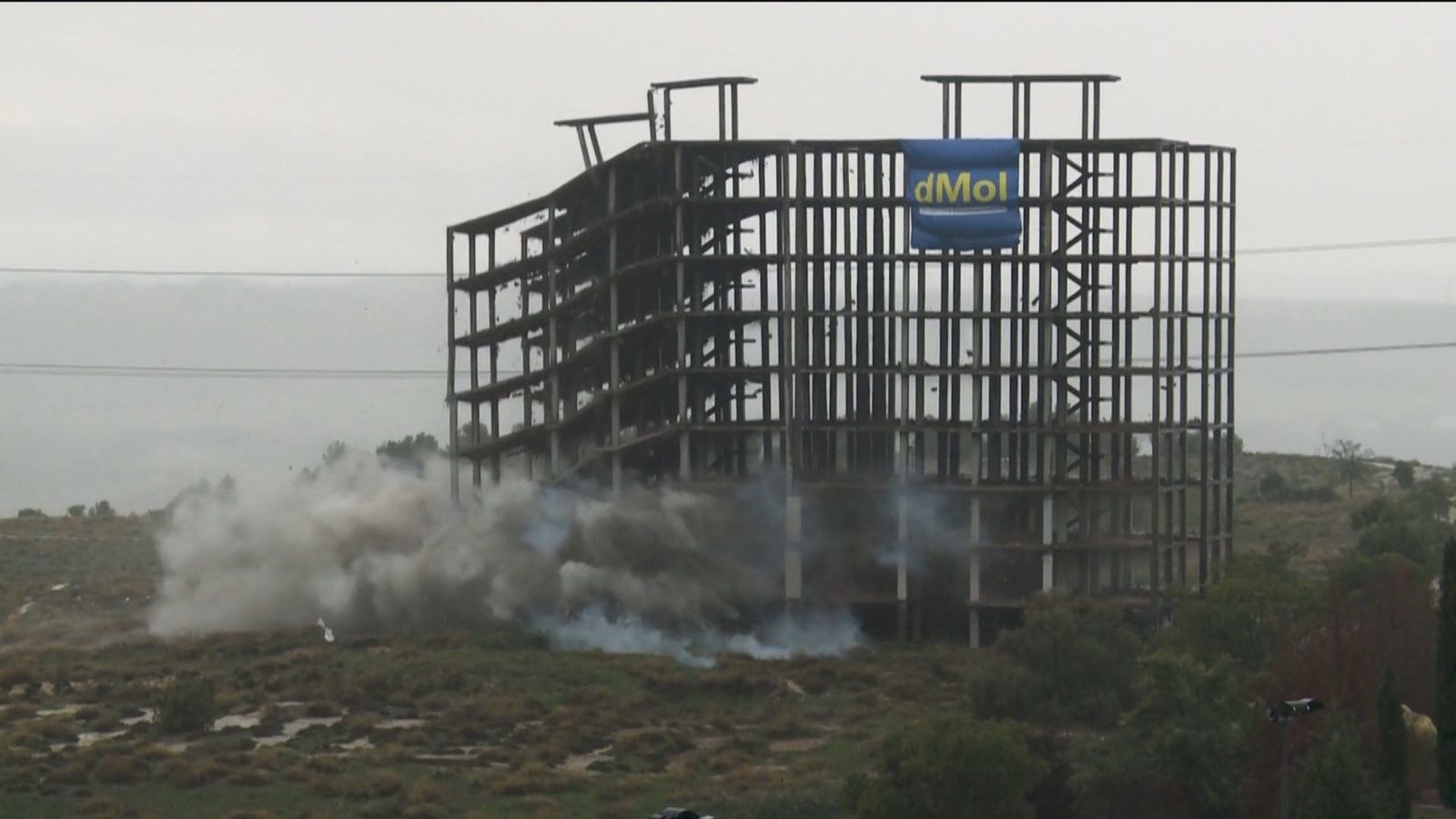 Adiós al edificio del 'esqueleto' de Ciempozuelos