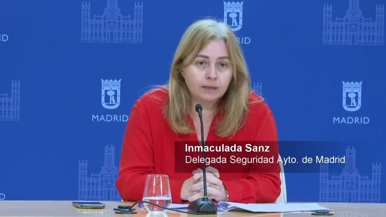 Inmaculada Sanz informa sobre el aforo en la Puerta del Sol en Nochevieja para tomar las uvas