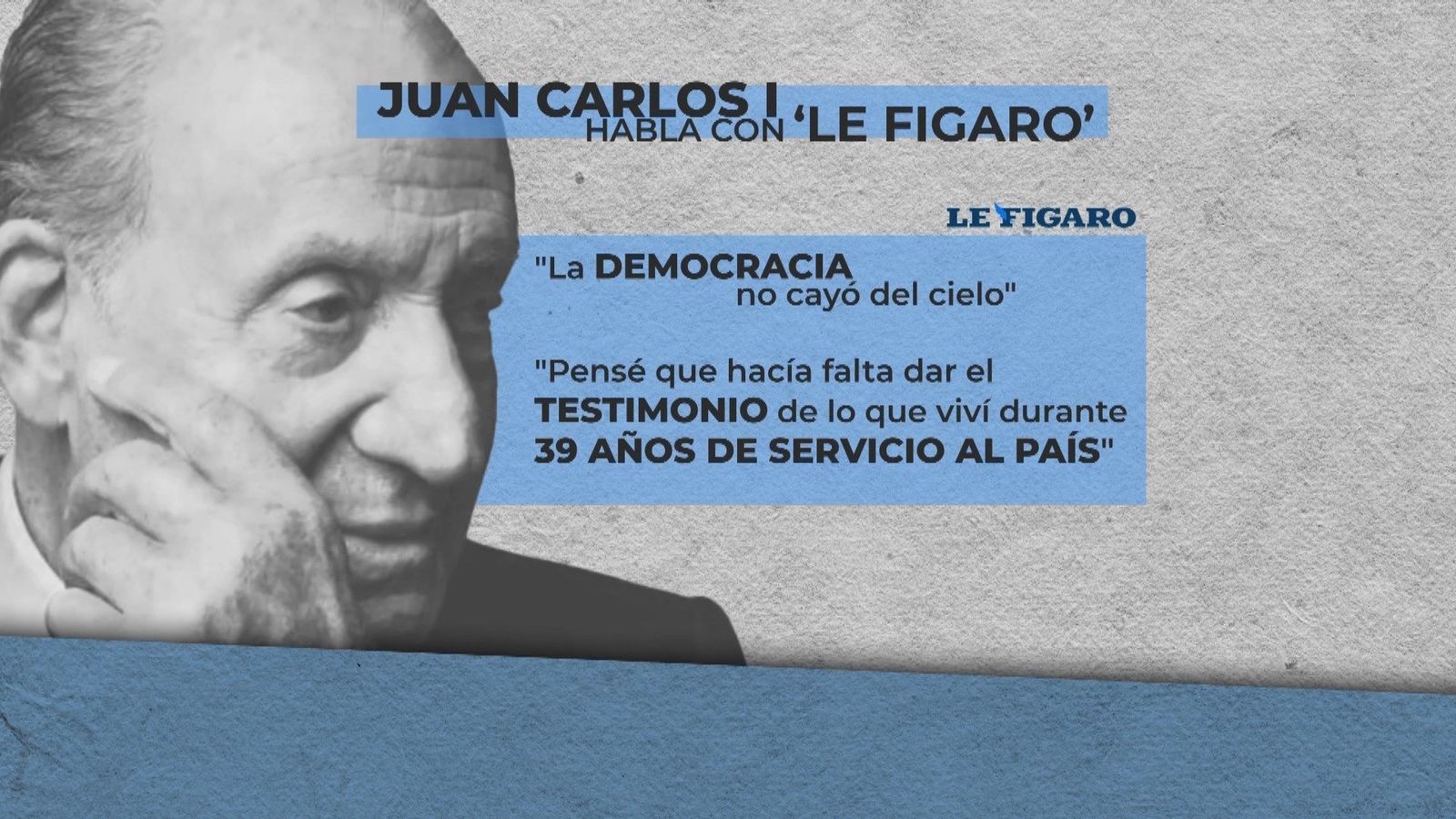El rey emérito dice que se marchó para ayudar a Felipe VI y reivindica su papel en la Transición