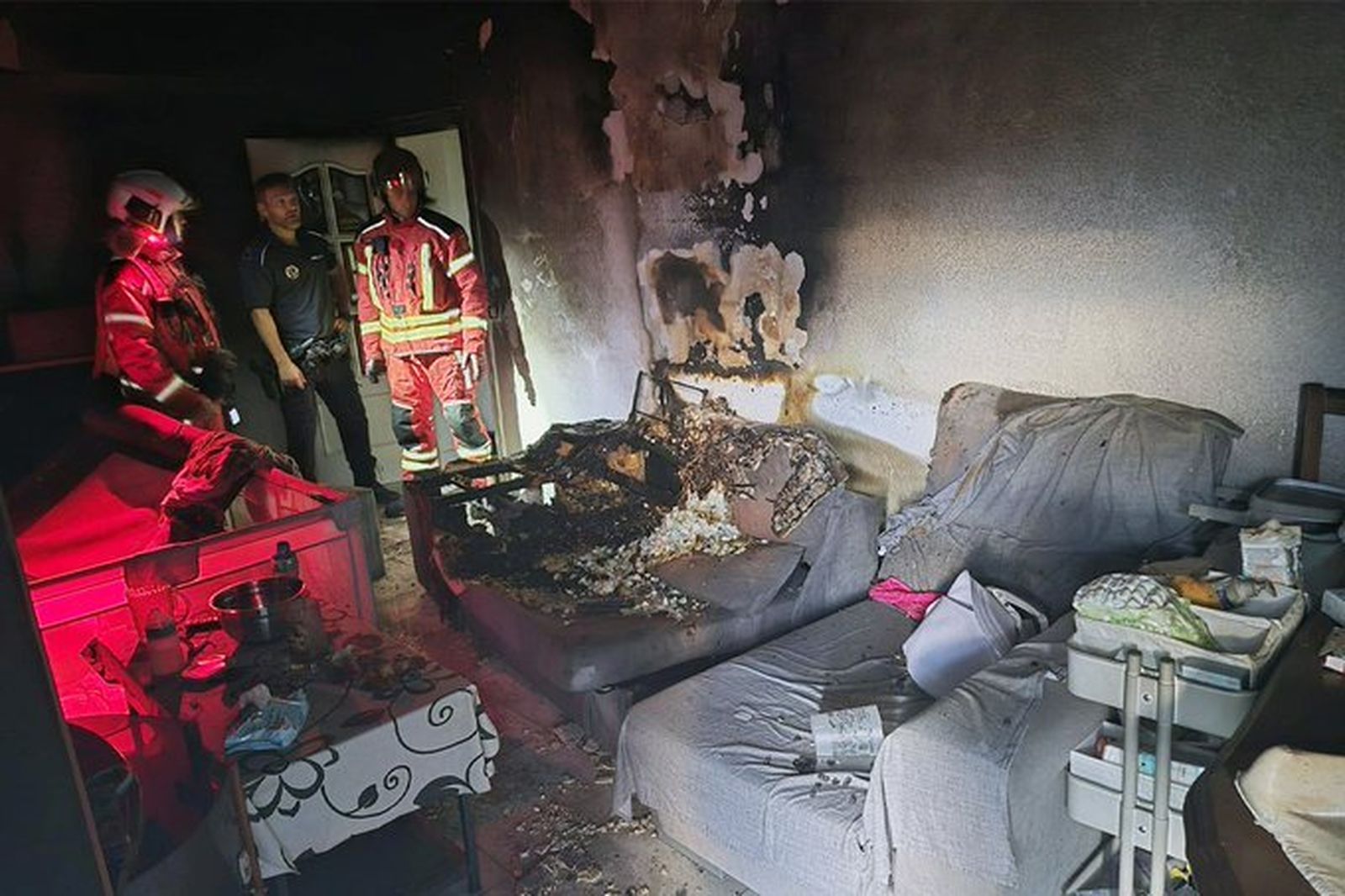 Incendio en una vivienda de Torrejón de Ardoz