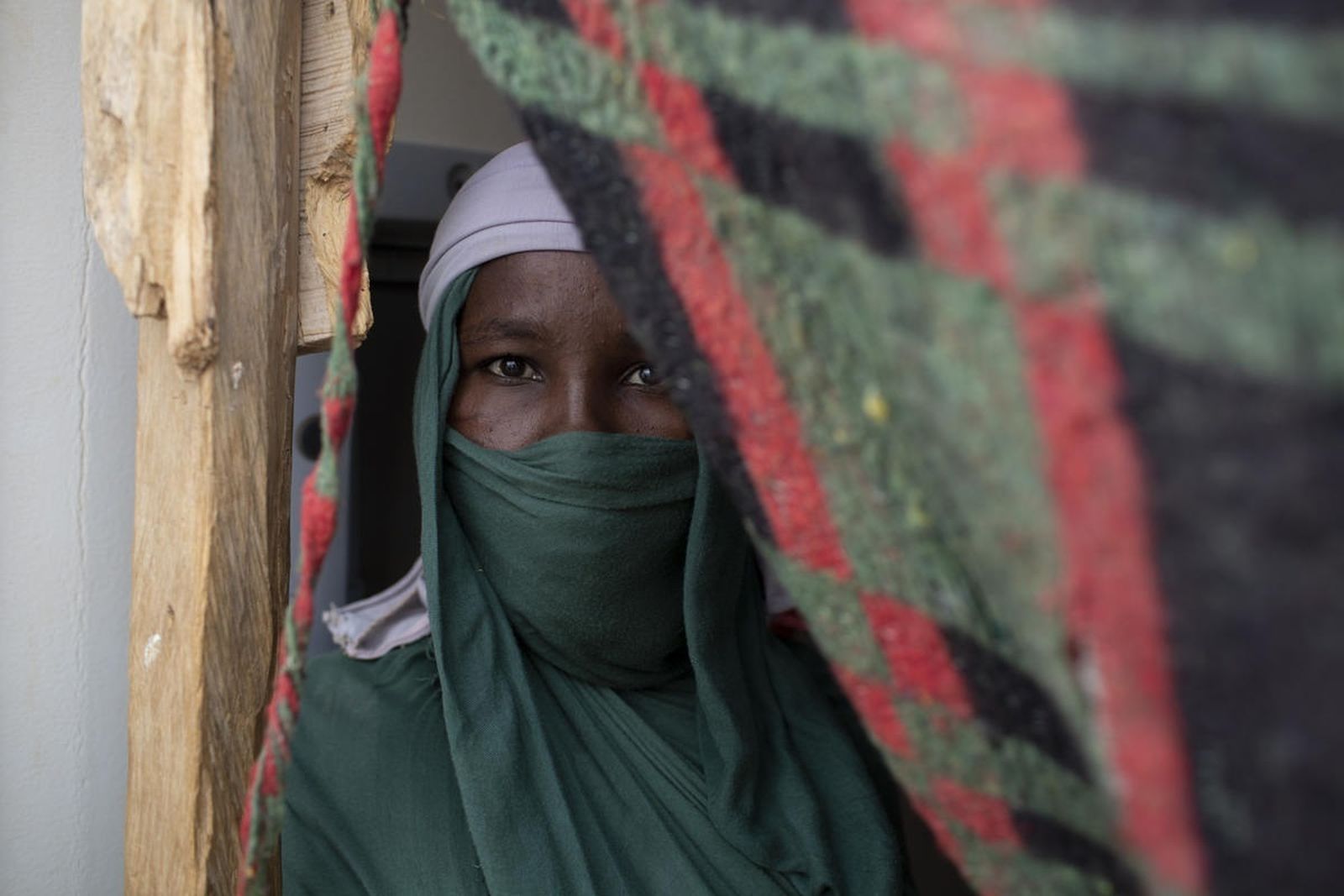 Una mujer solicitante de asilo sudanesa en Níger.
