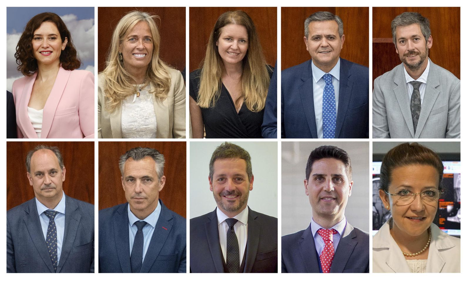 Ayuso anuncia su Gobierno renovado al completo, formado por seis hombres y tres mujeres