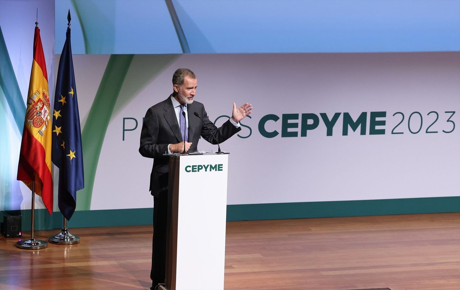 El Rey, en la entrega de los premios de la pequeña y mediana empresa