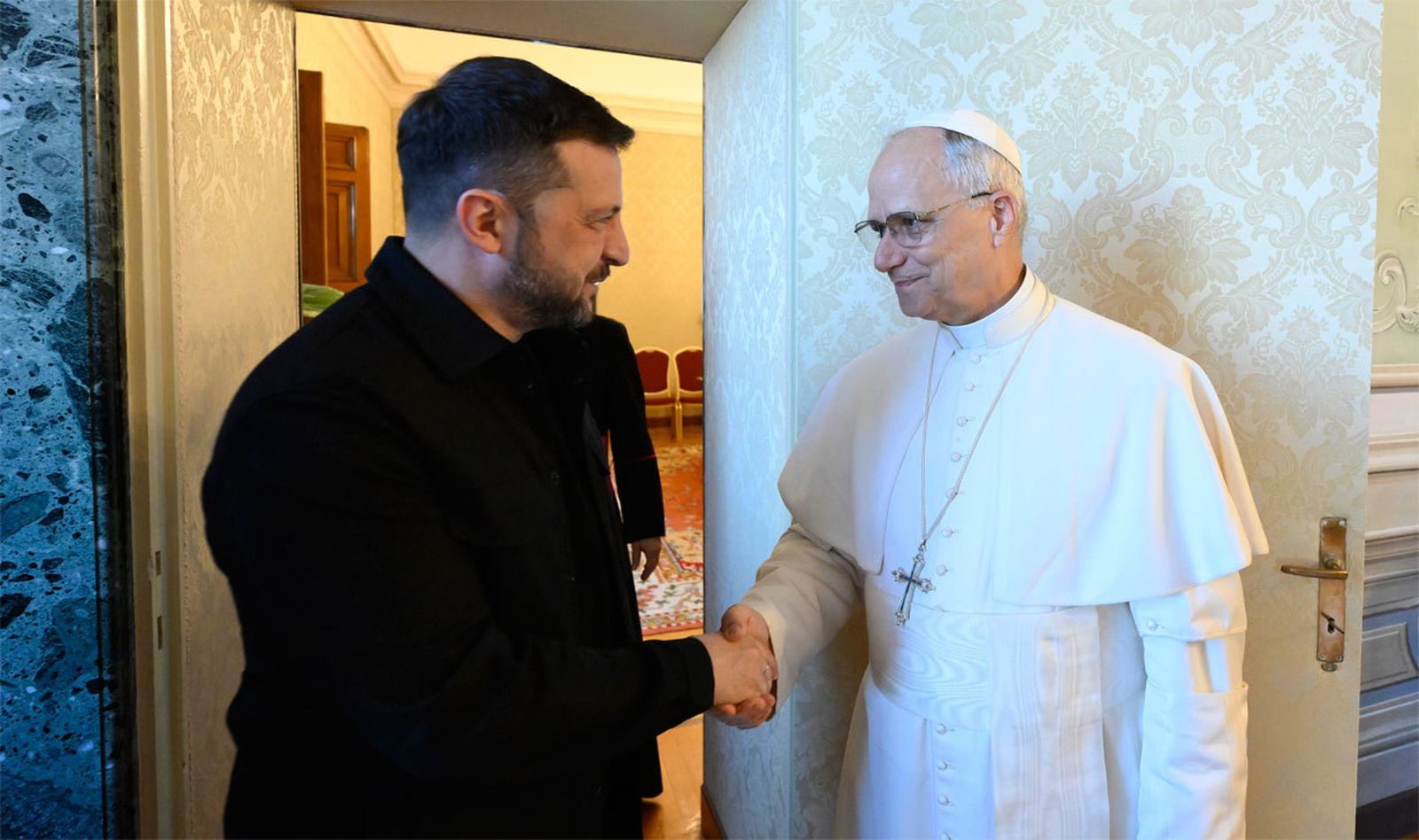León XIV recibe a Zelensky en Castel Gandolfo
