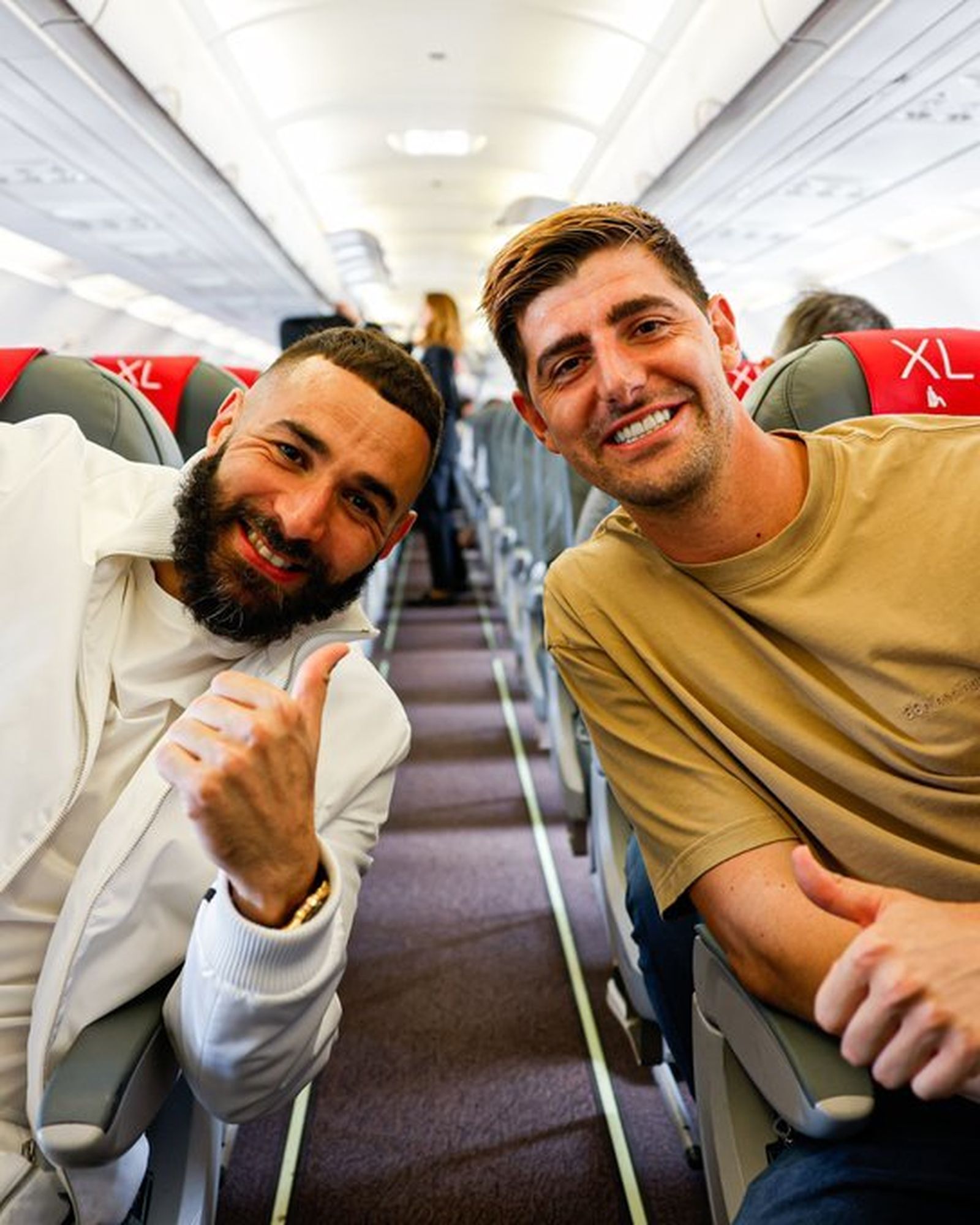 Benzema y Courtois
