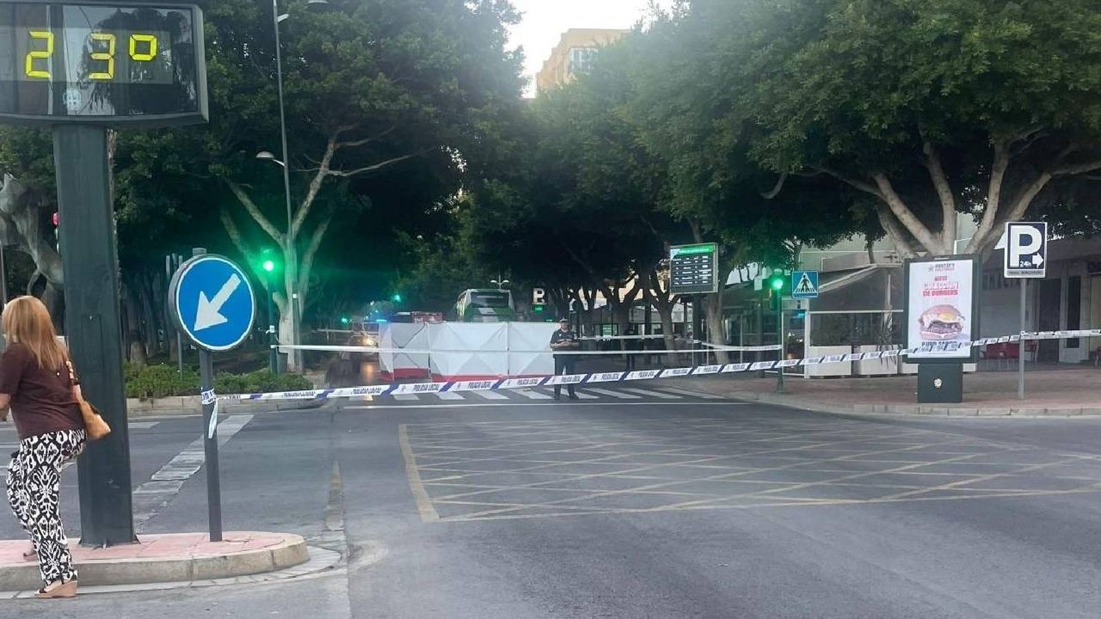 Avenida Federico García Lorca de Almería, donde se ha producido el atropello mortal de una mujer de 53 años