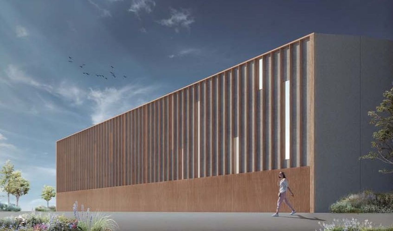 Ilustración del futuro centro deportivo de Valdetorres de Jarama