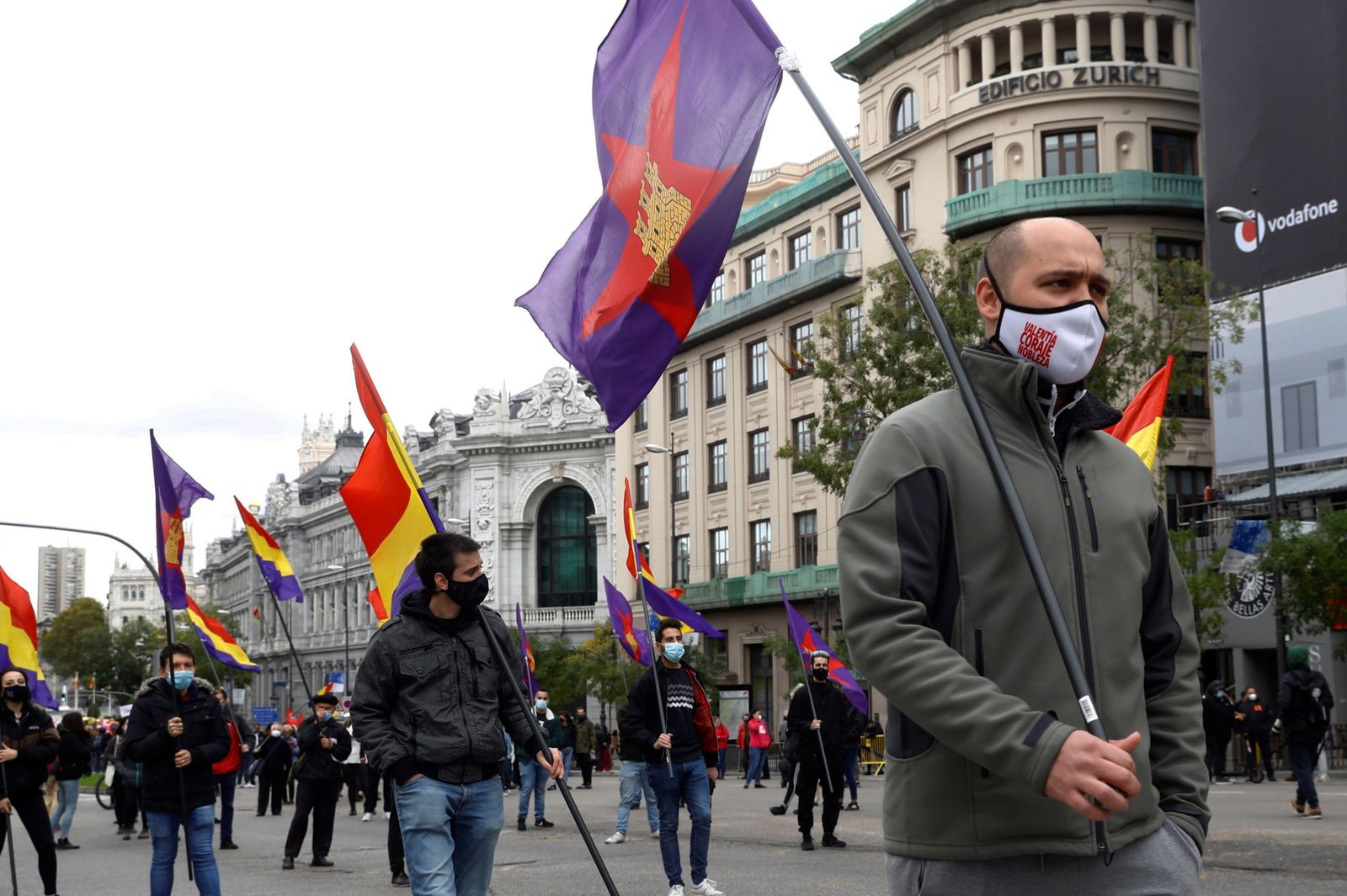 Decenas de colectivos se manifiestan en Madrid en defensa de los servicios públicos