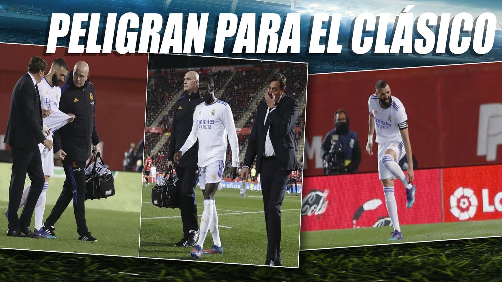 Benzema, Rodrygo y Mendy