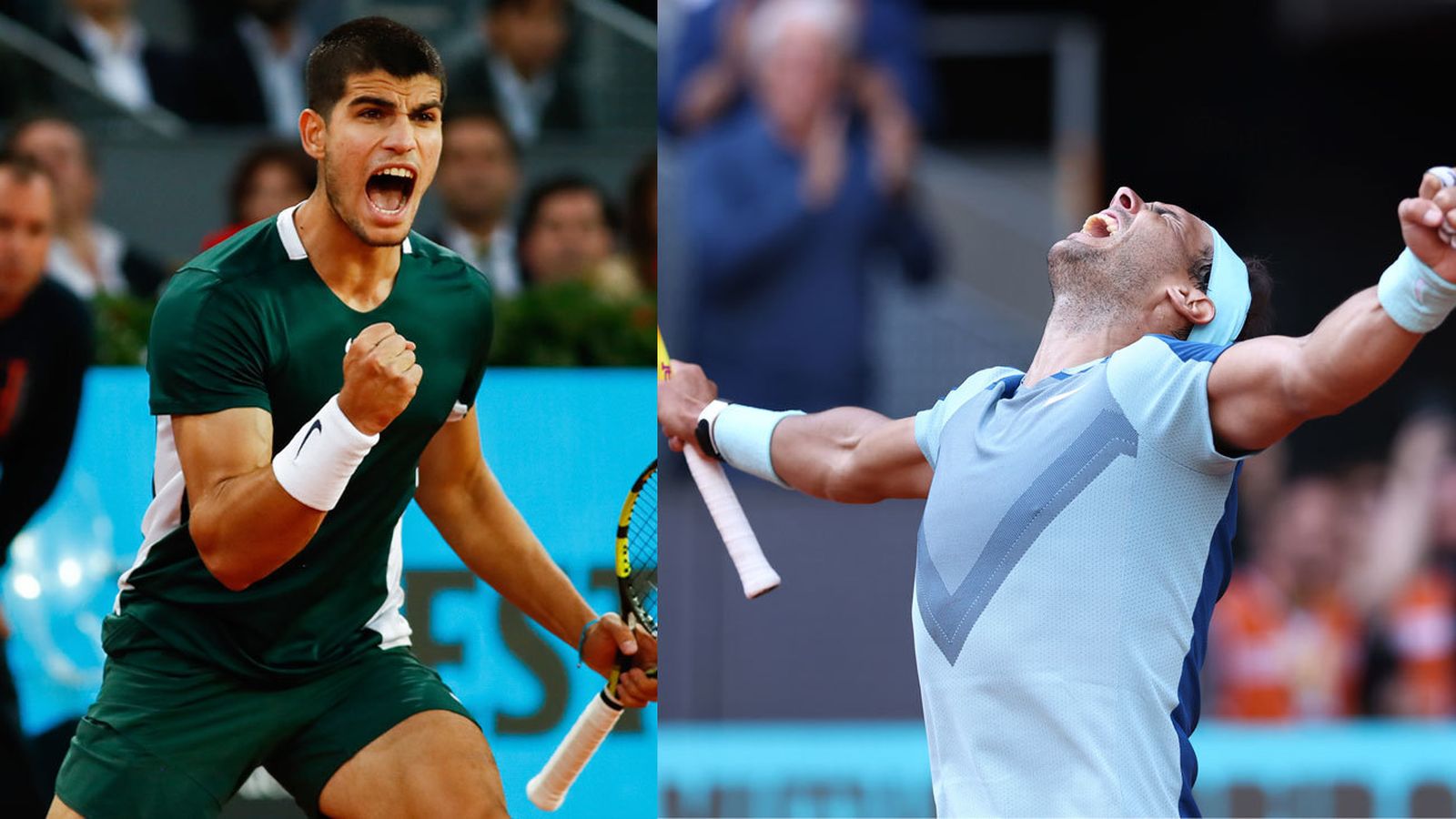 Carlos Alcaraz y Rafa Nadal se enfrentarán en cuartos de final de la Mutua Madrid Open