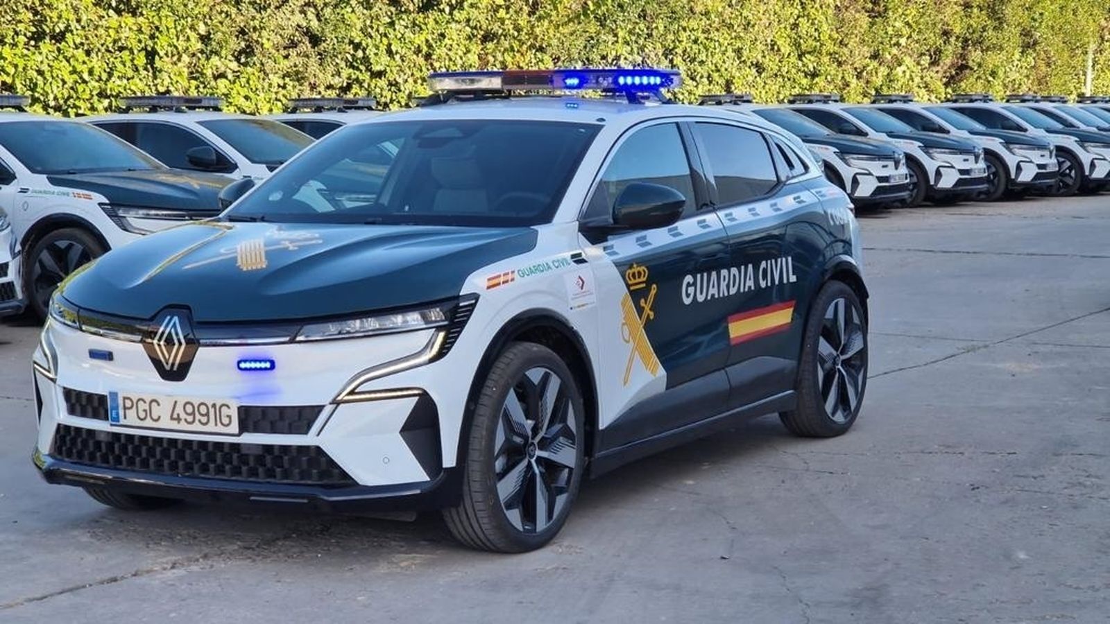 Vehículo de la Guardia Civil