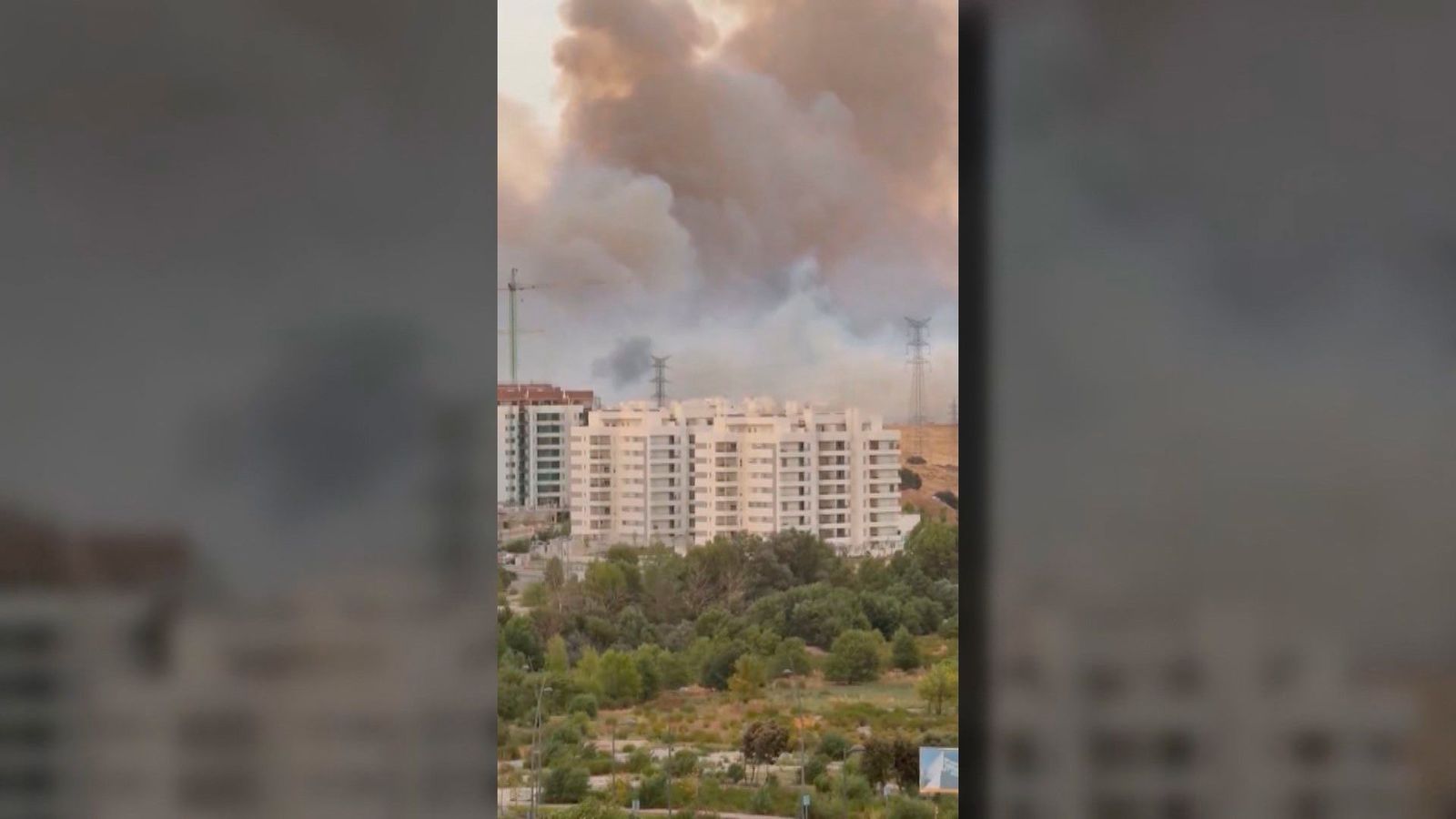 Humo, olor y pavesas por gran parte de Madrid, la huella invisible del incendio de Tres Cantos