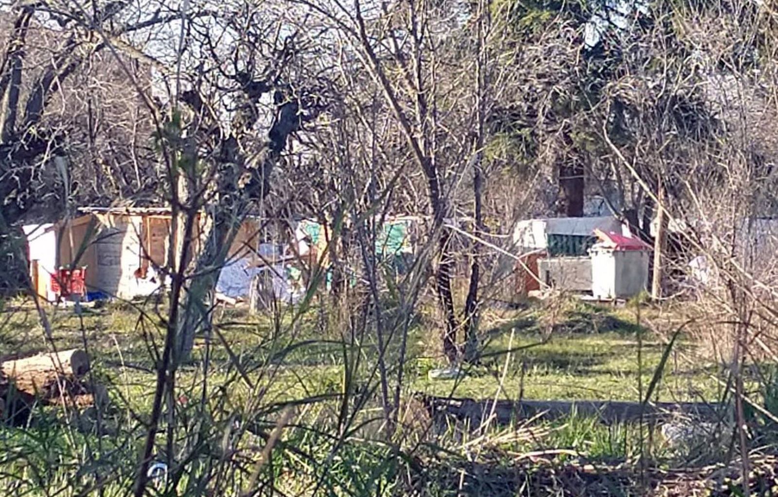 El narcopoblado de Villaverde antes de ser desmantelado