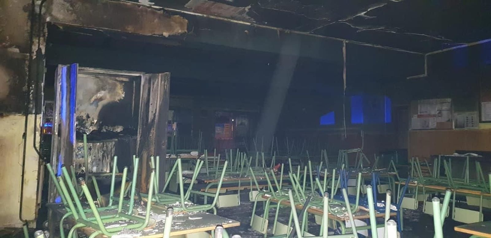 Robos, incendios y destrozos en un colegio de Mejorada del Campo