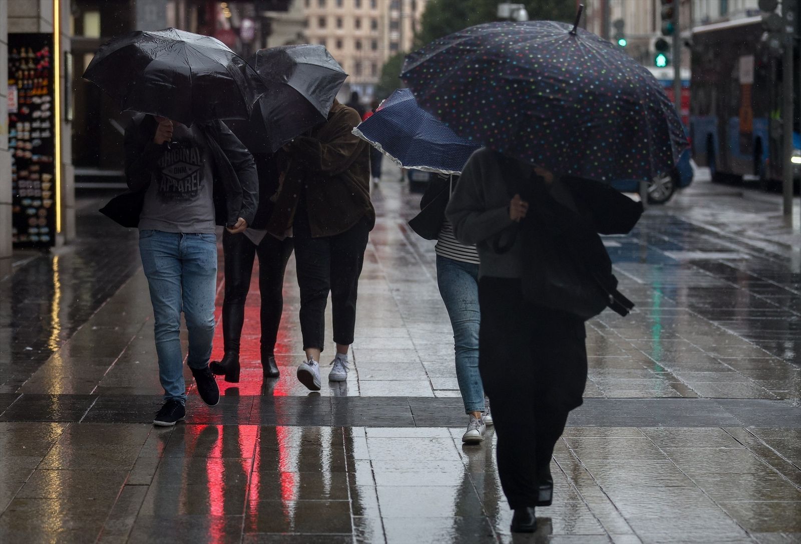 lluvias en Madrid