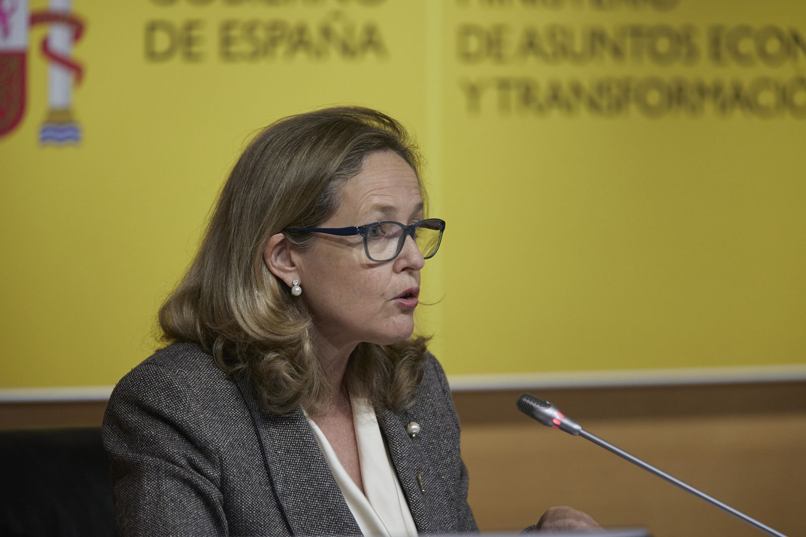 La vicepresidenta primera, Nadia Calviño