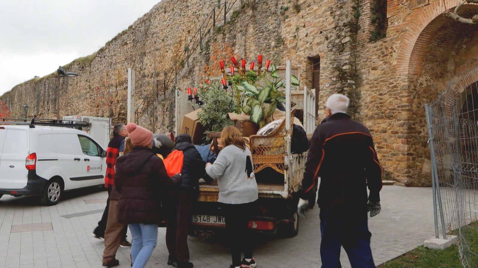 Así se prepara el belén viviente de Buitrago del Lozoya
