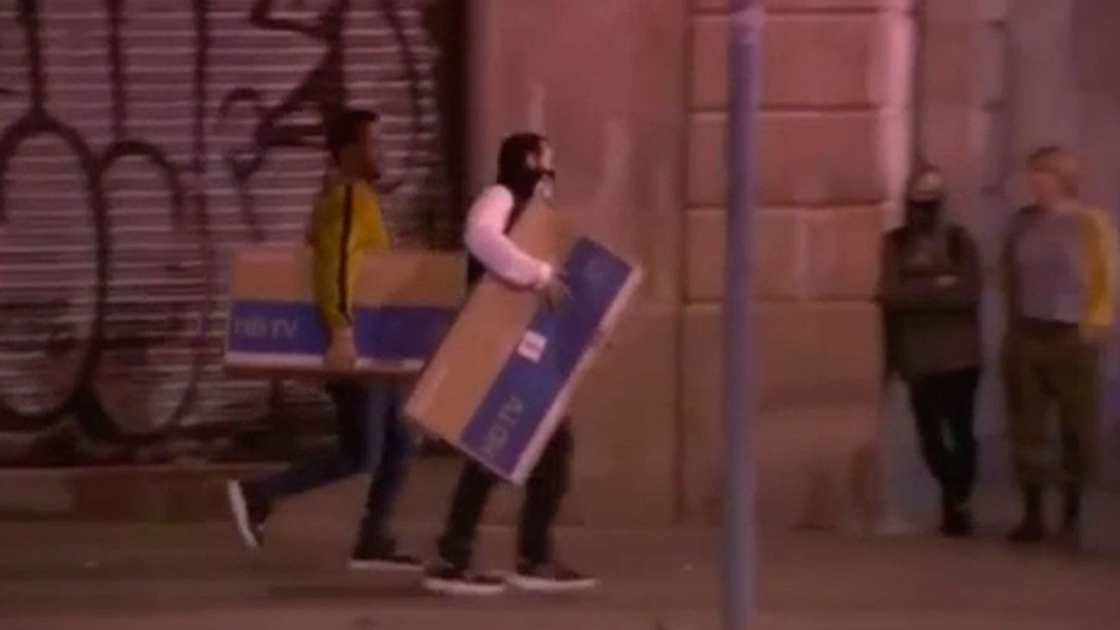 Los disturbios han causado daños en Barcelona por valor de más de 2,5 millones de euros