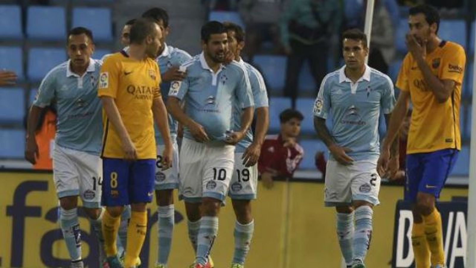 4-1. El Celta vapulea al Barça con una sonora derrota