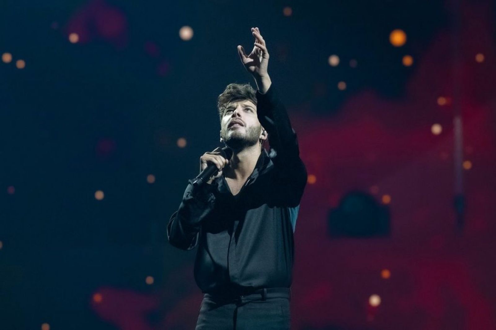 Eurovisión en Onda Madrid, con Blas Cantó y los representantes de Francia, Suiza, Rumania y Bulgaria