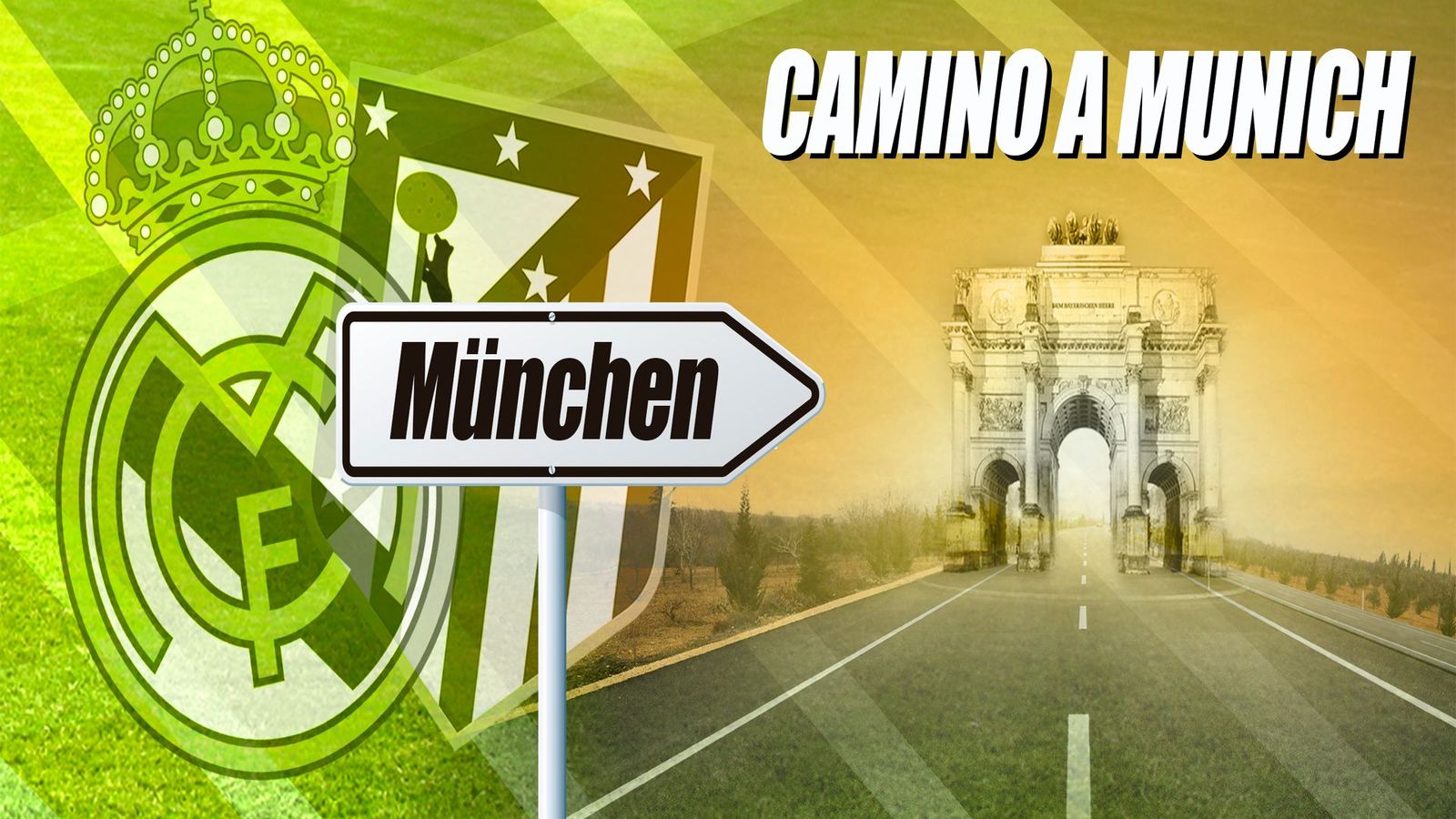 La ruta hasta Munich del Real Madrid y Atlético de Madrid