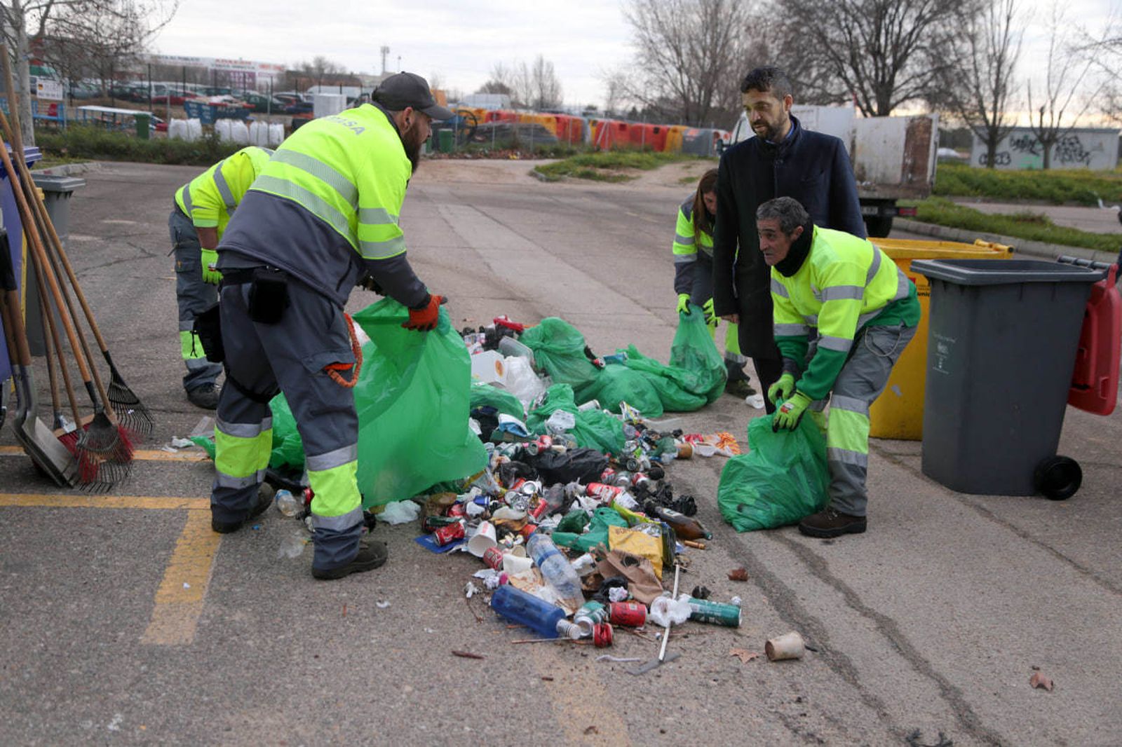Caracterización de residuos domésticos en las instalaciones de Esmasa, en Alcorcón