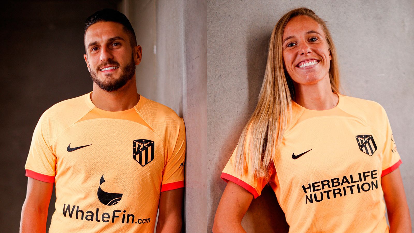 El Atlético de Madrid lanza su tercera equipación naranja, que utilizará en la Champions