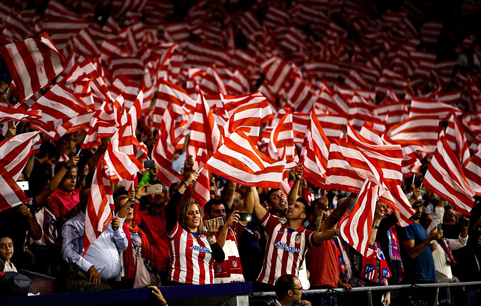 Aficionados del Atlético de Madrid