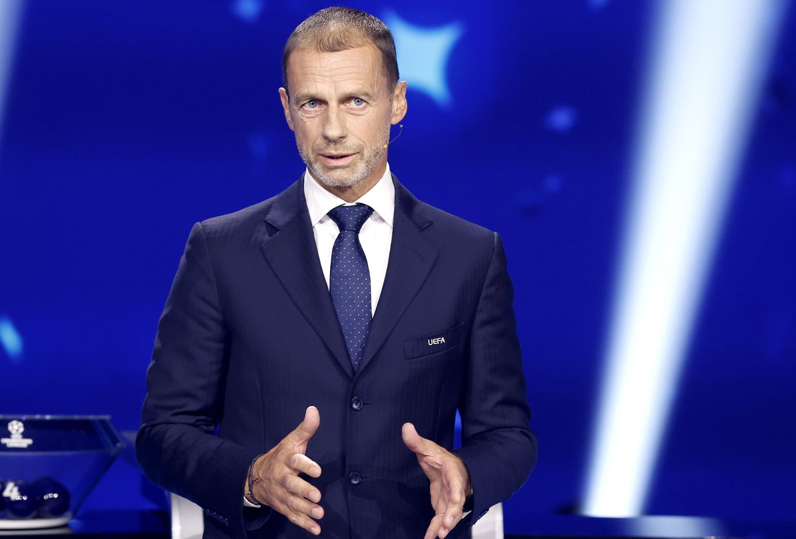 El presidente de la UEFA, Alexander Ceferin