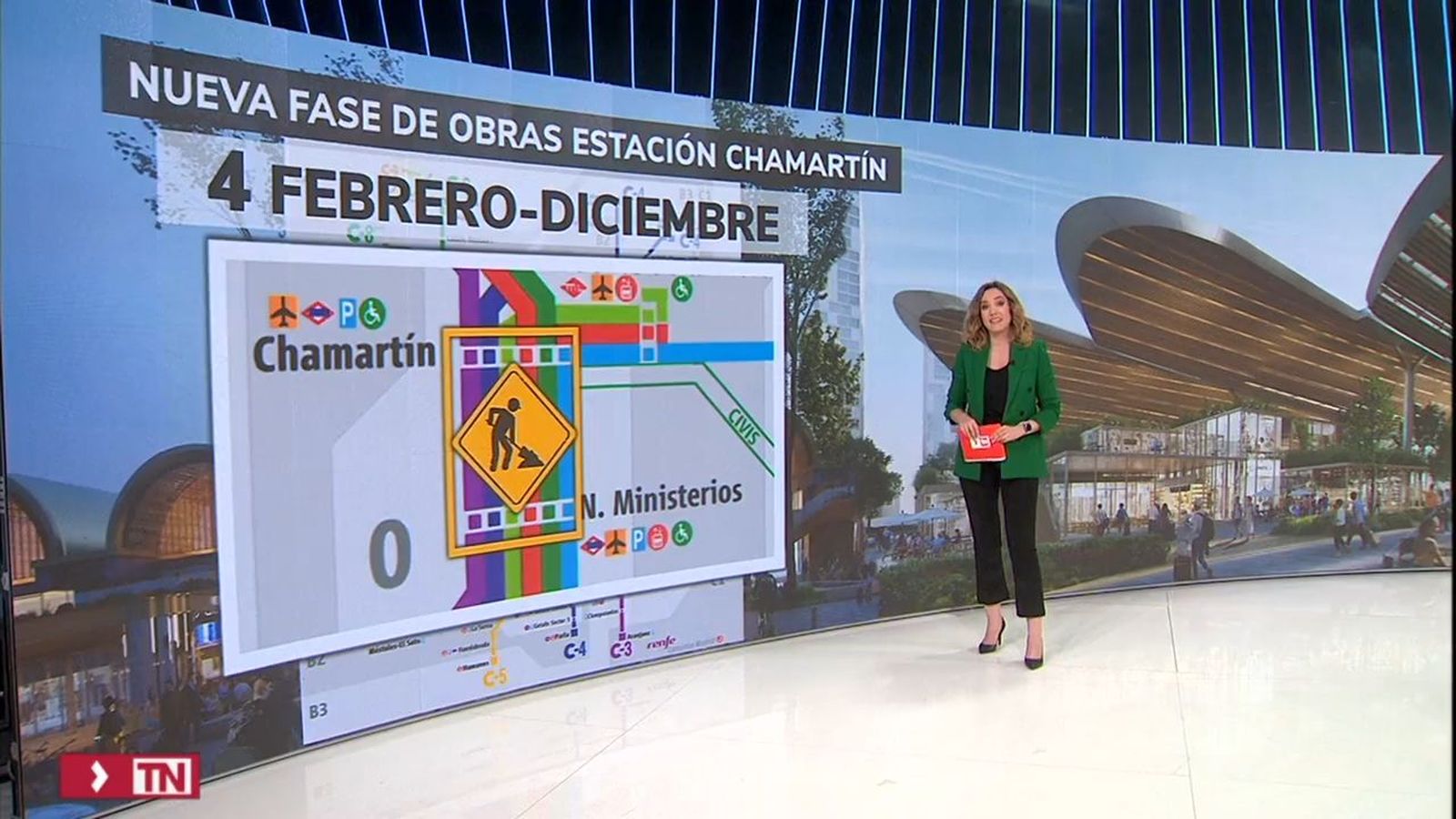 Obras en Chamartín