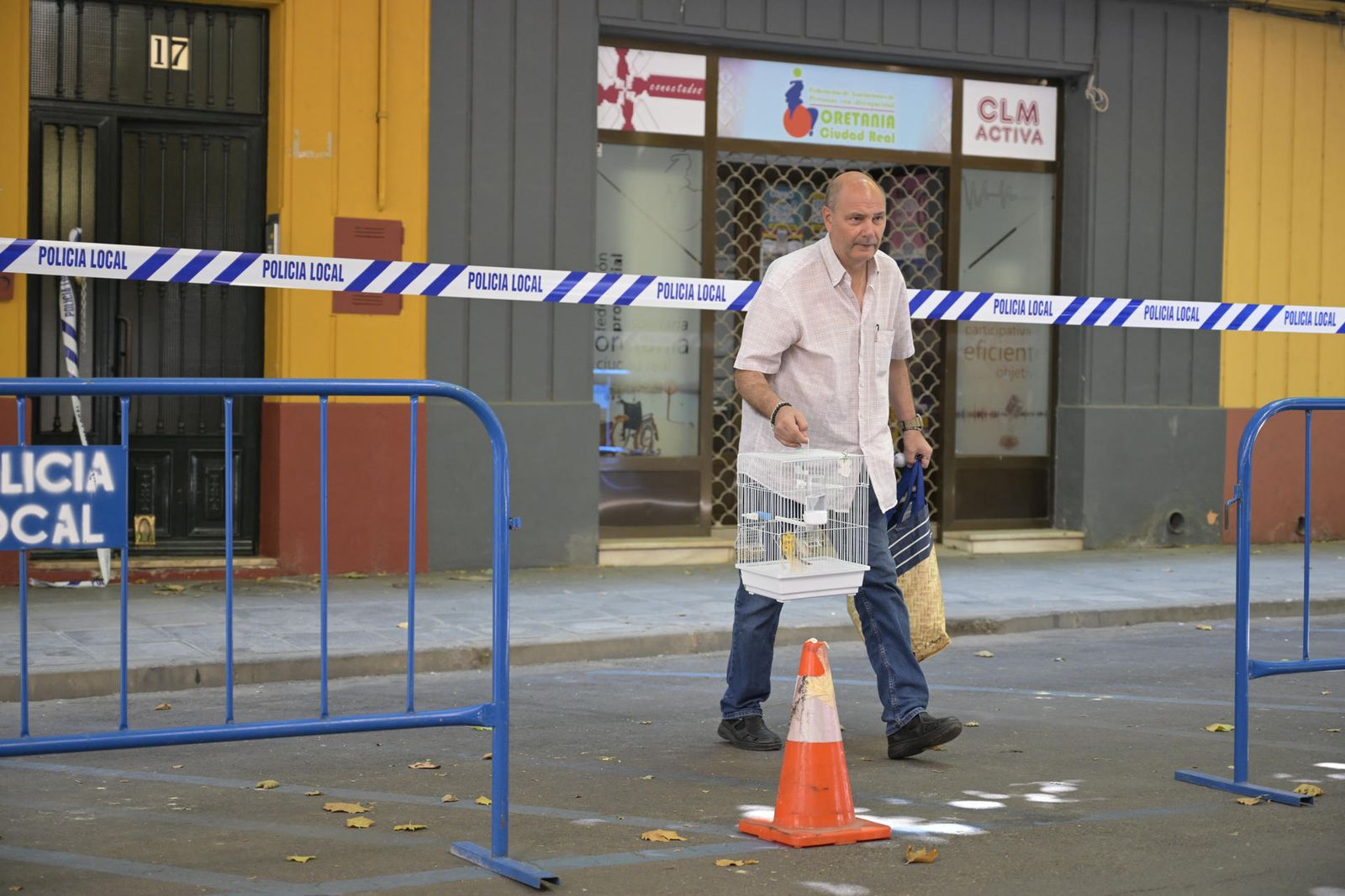 Desalojadas 16 personas tras derrumbarse el primer piso de un edificio en Ciudad Real