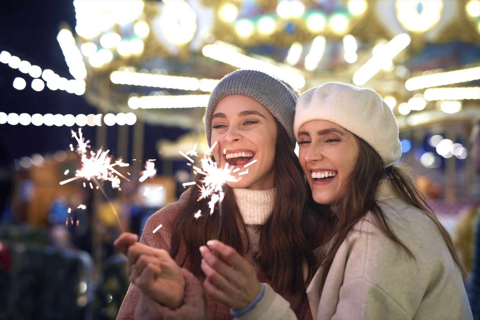 Amigas en una celebración