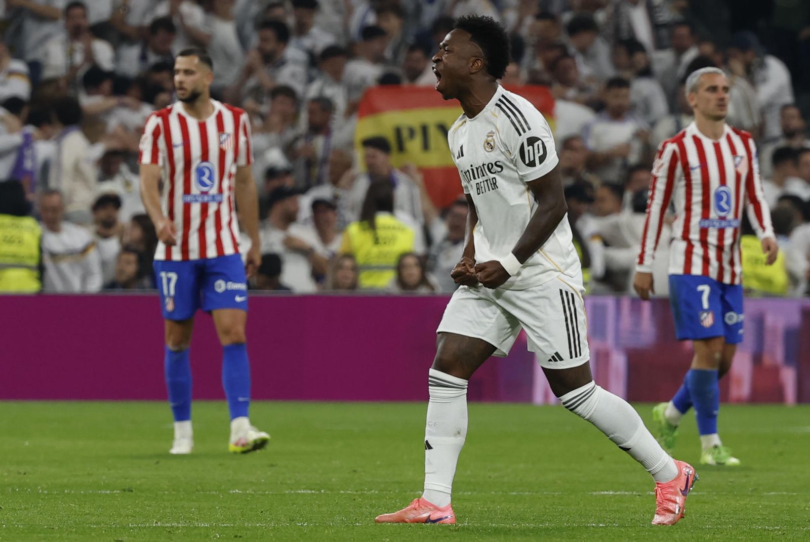 Vinicius ante el Atlético de Madrid