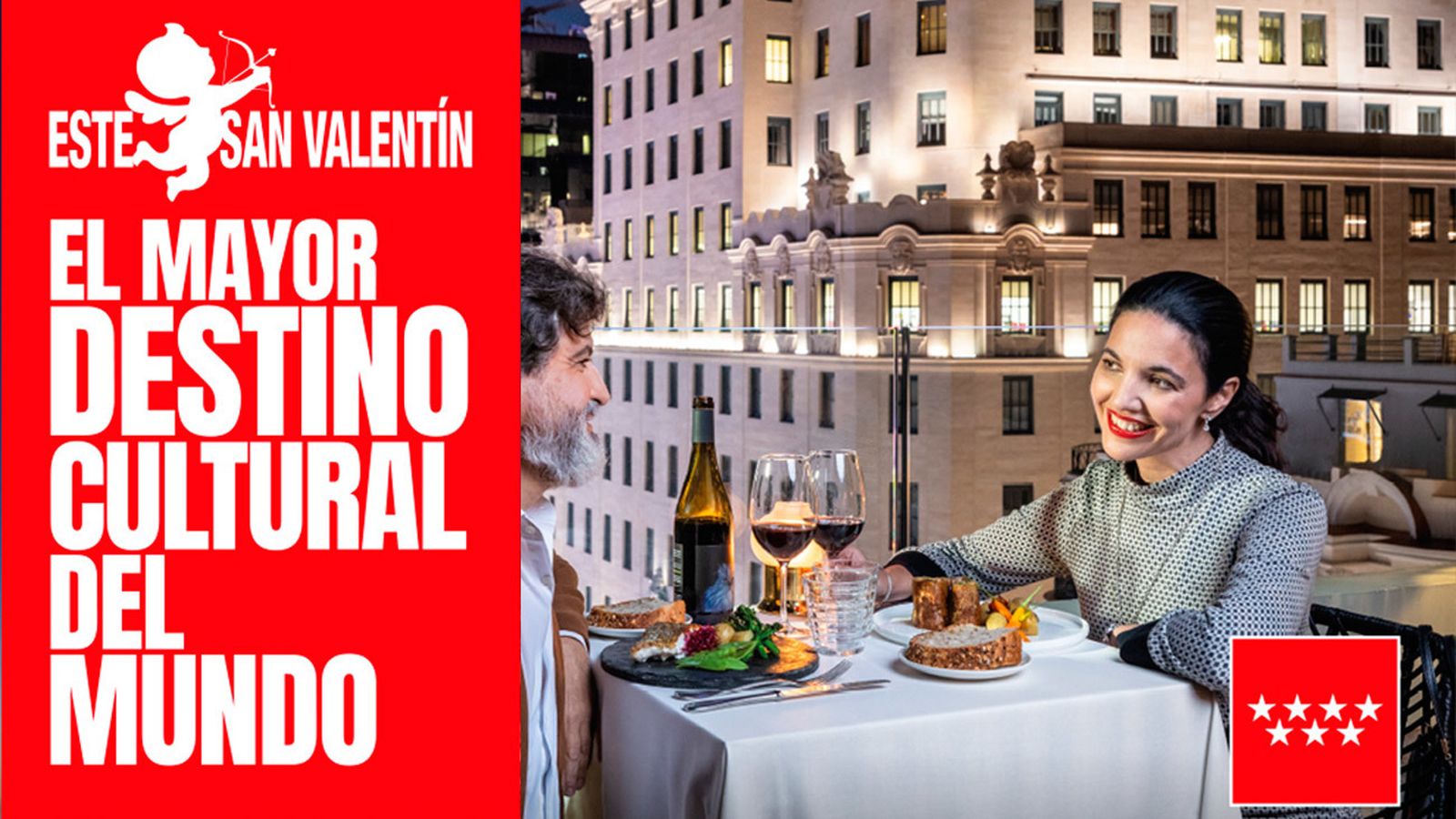 Bonos turísticos de la Comunidad de Madrid por San Valentín