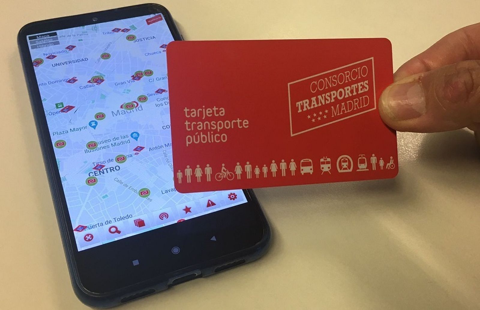 Tarjeta abono transporte