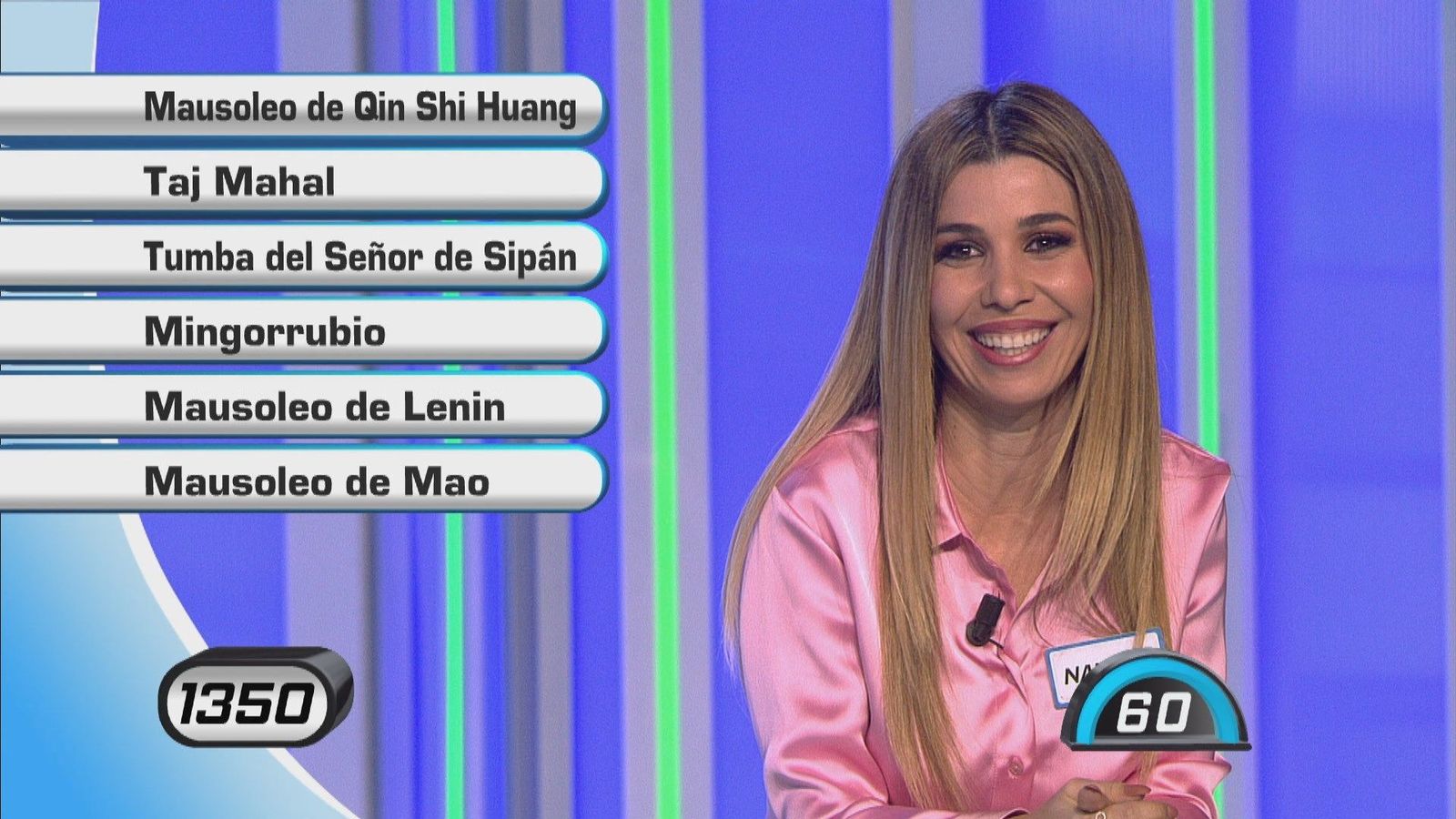 ¿Cuánto sabe Natalia de tumbas históricas como Migorrubio o el Taj Mahal?