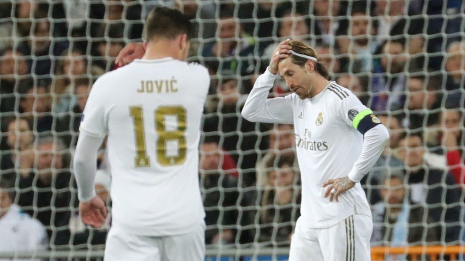 Jovic y Sergio Ramos