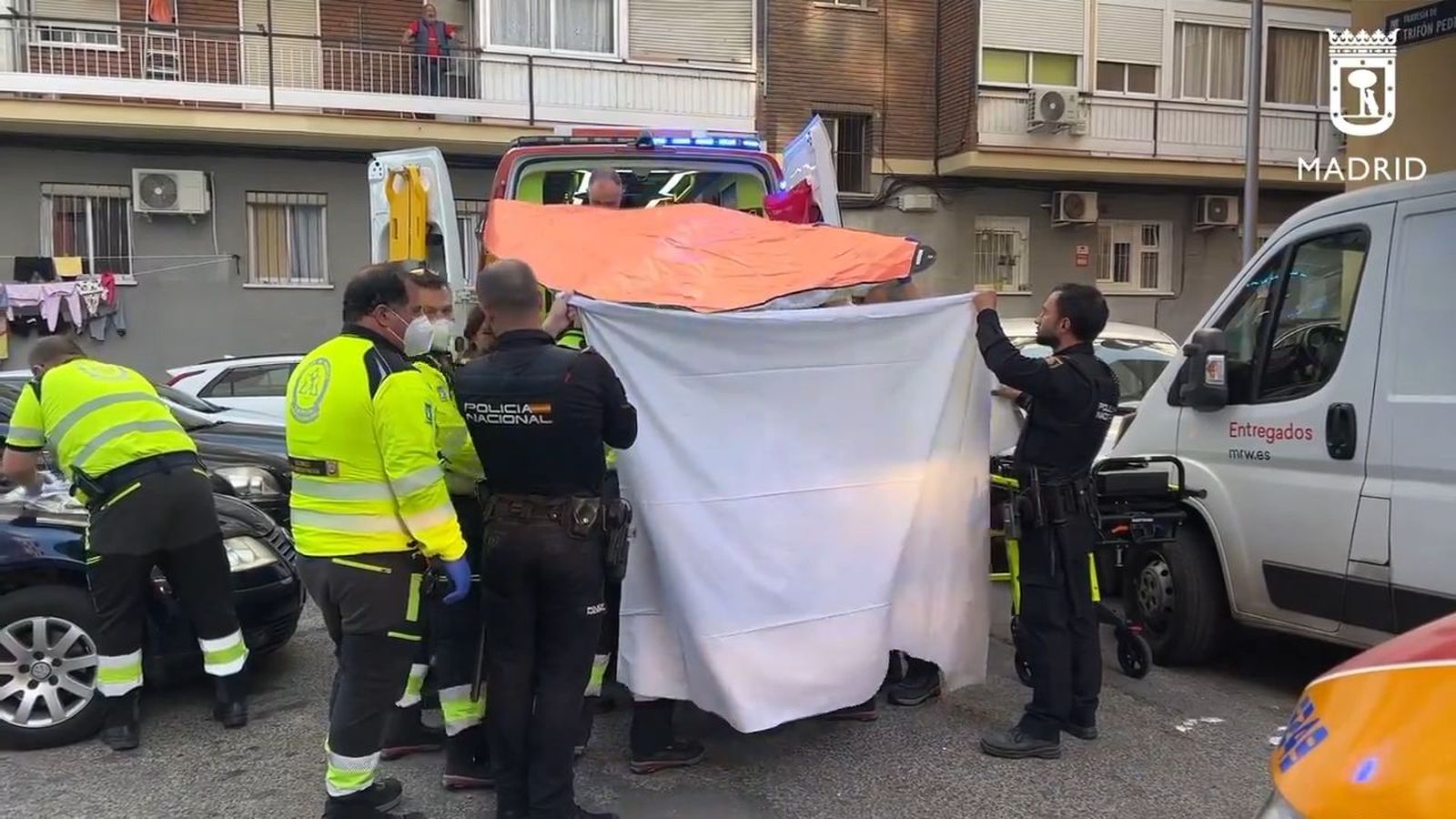 Agresión a un hombre en Carabanchel
