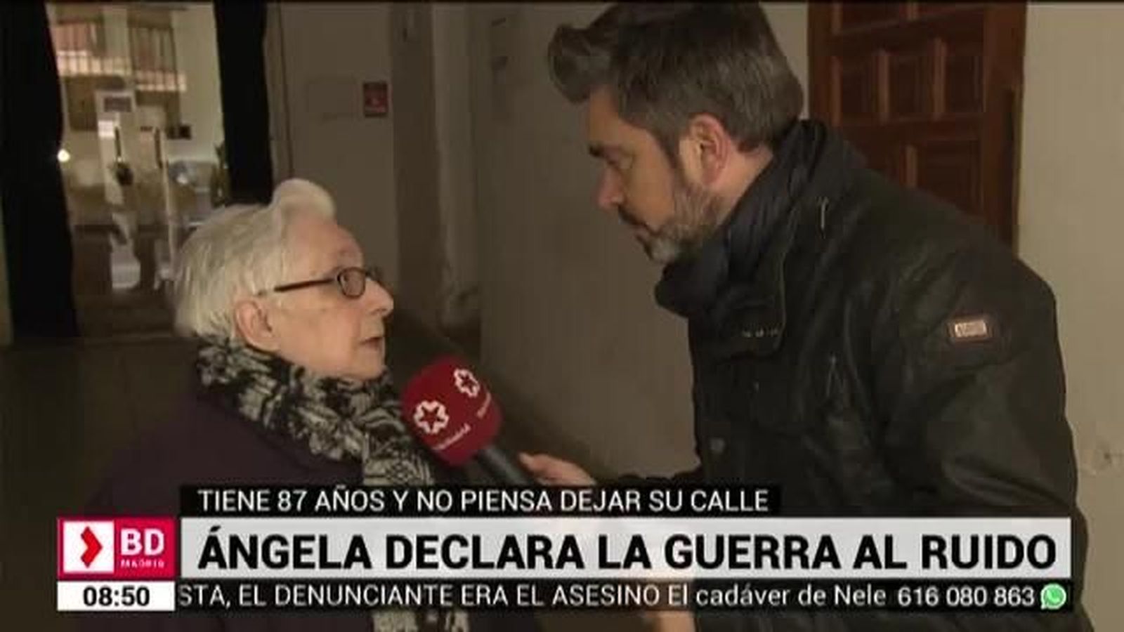 Angela, 87 años, declara la guerra al ruido en Malasaña