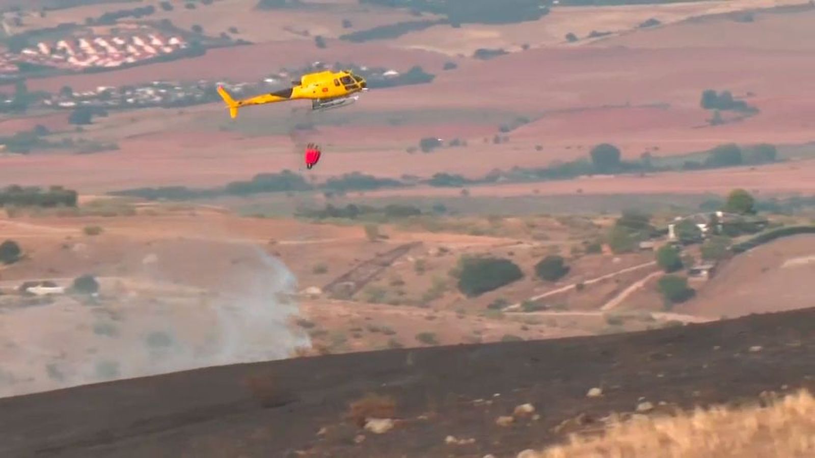 El Plan Especial contra Incendios Forestales se refuerza con helicópteros y nueva infraestructura en Las Rozas