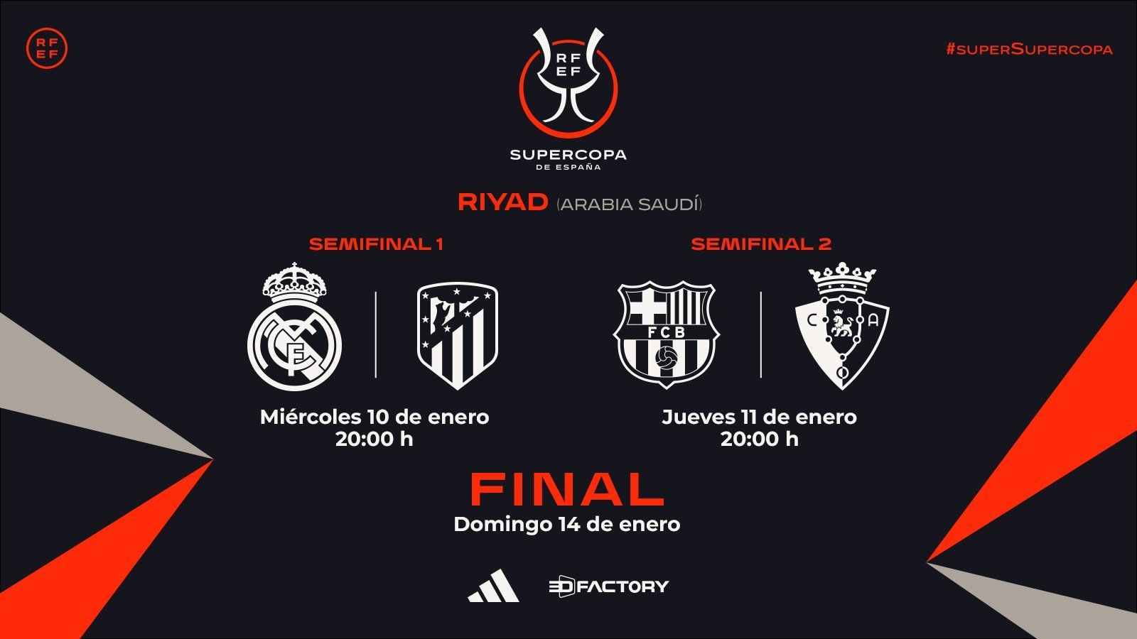 Horarios Supercopa