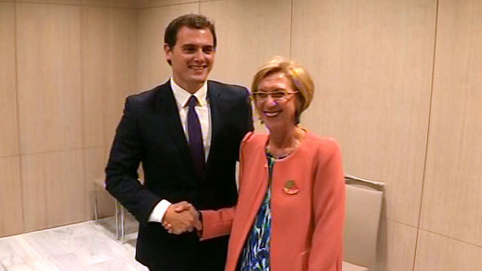 Albert Rivera con Rosa Díez